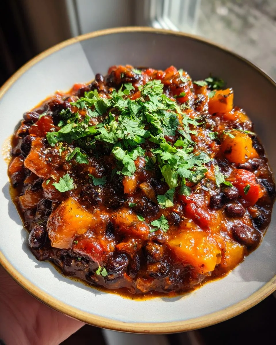 Black Bean and Pumpkin Chili - detail 4