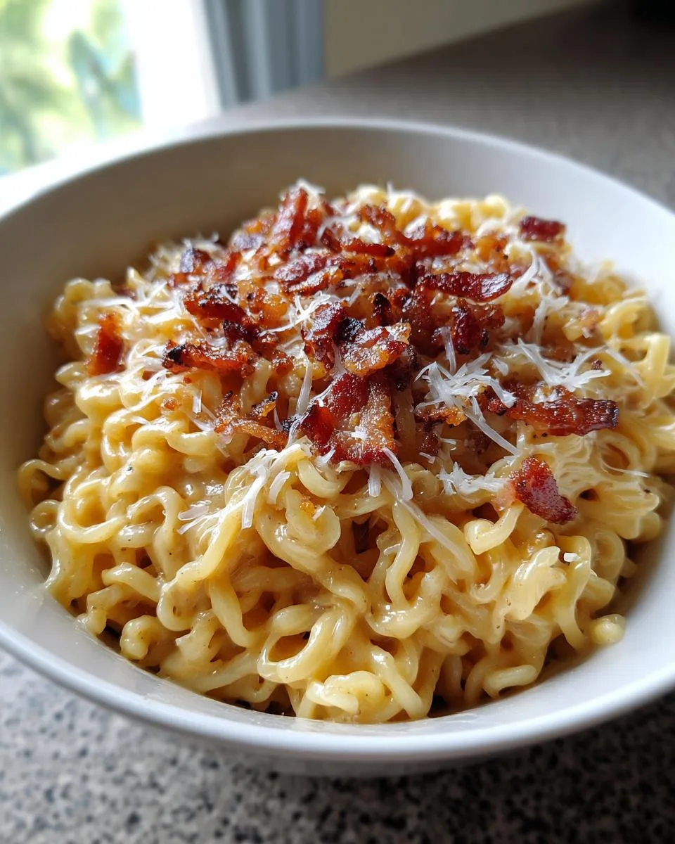 15-Minute Carbonara Ramen: Irresistibly Creamy Fusion Magic 8 Carbonara Ramen - detail 3