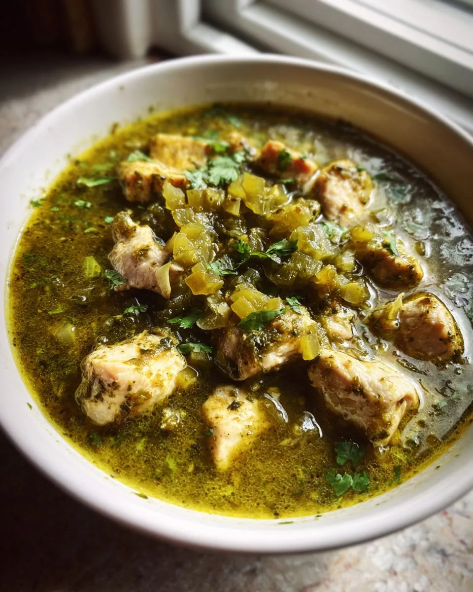 Chicken Chile Verde Stew - detail 1