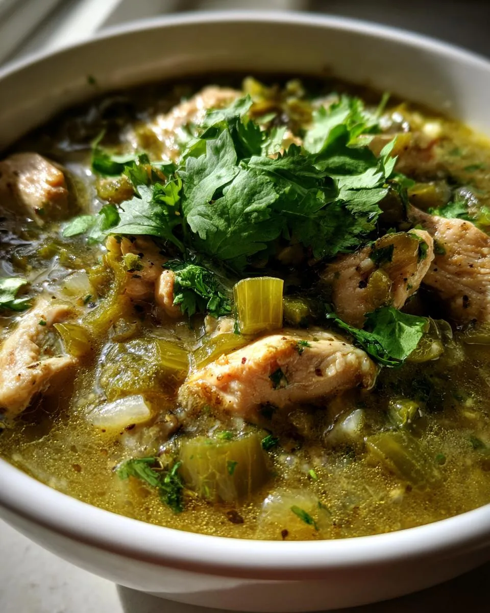 Chicken Chile Verde Stew - detail 2