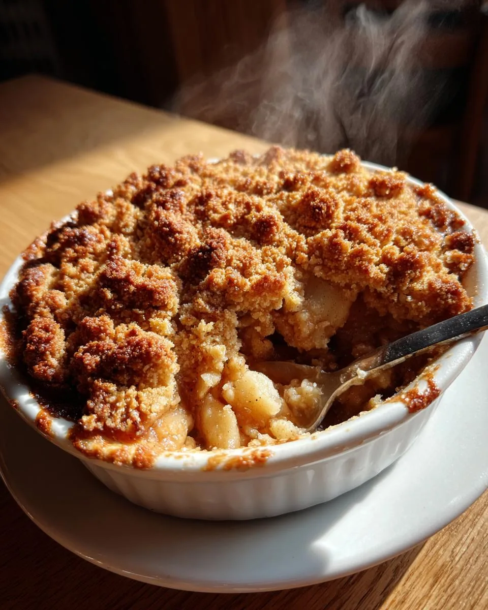 Classic Apple Crisp with Oat Topping - detail 1