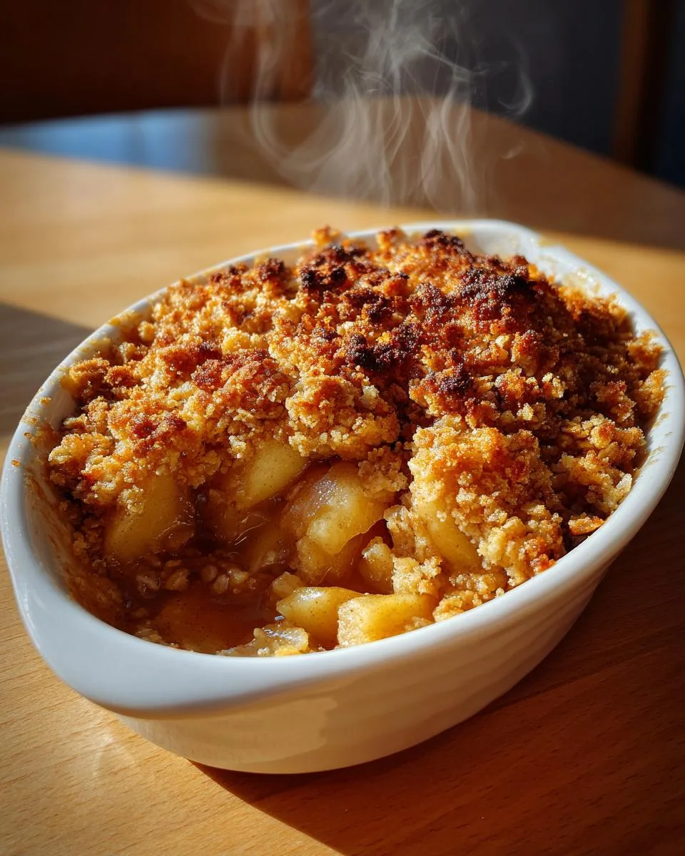 Classic Apple Crisp with Oat Topping - detail 2