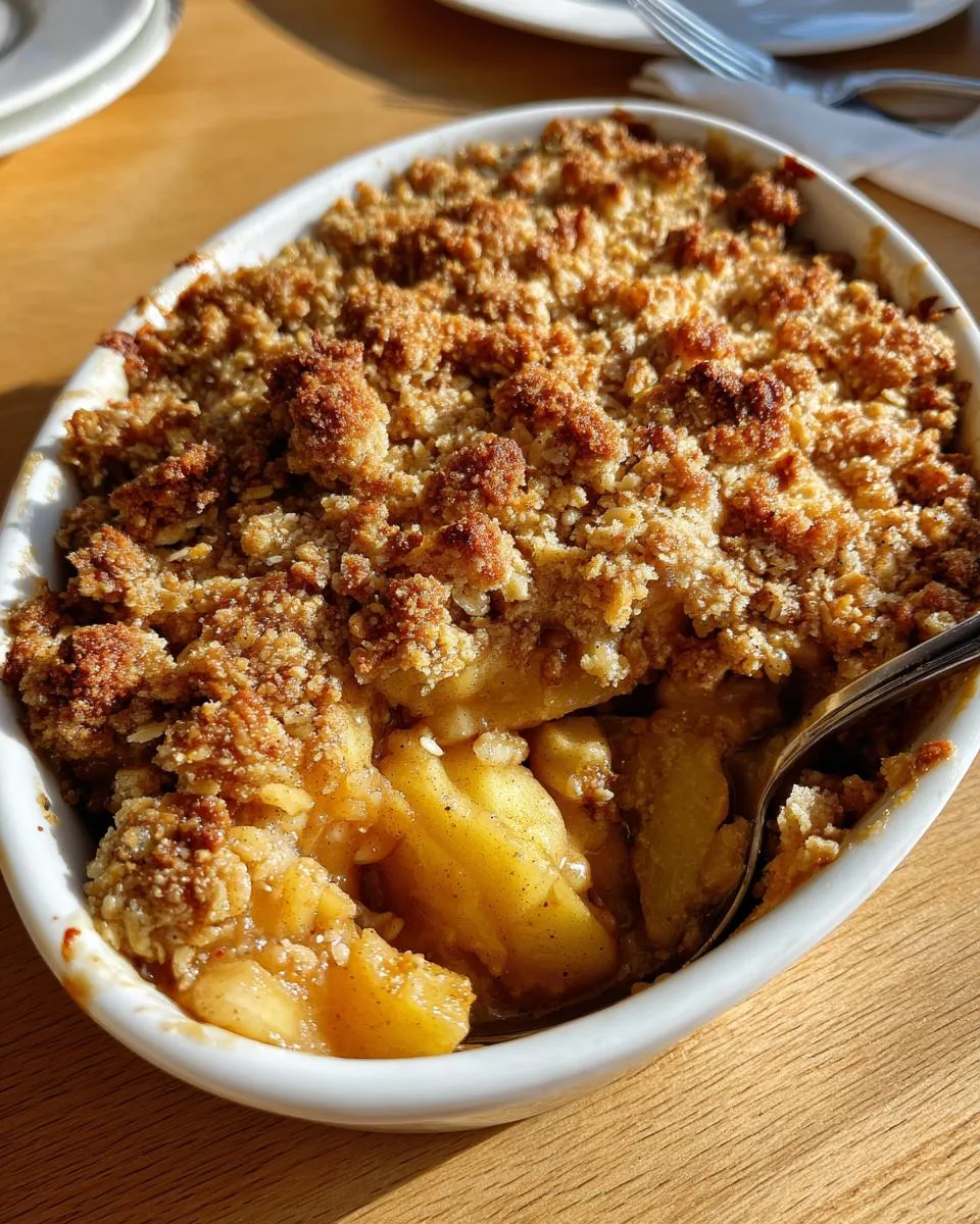 Classic Apple Crisp with Oat Topping - detail 3