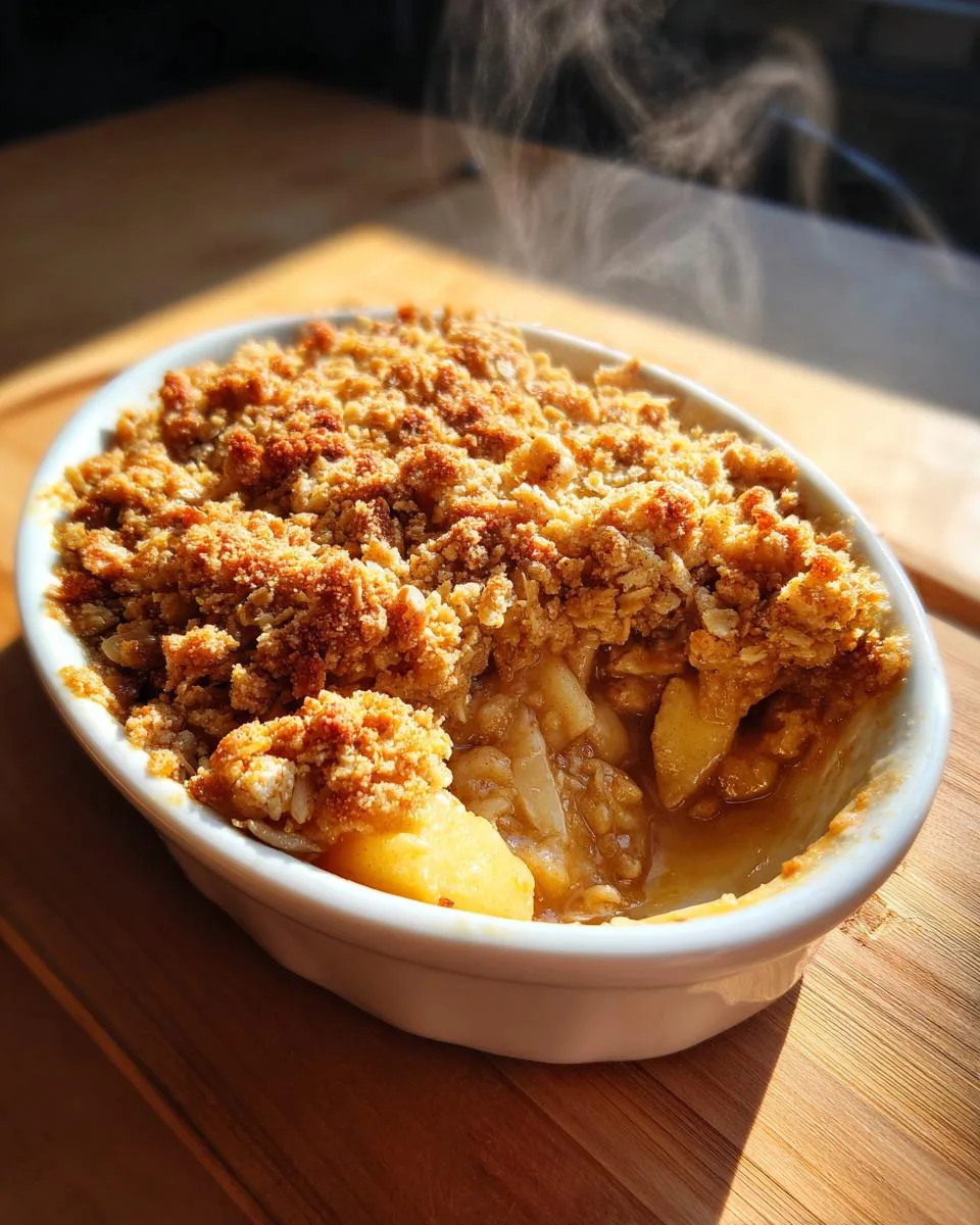 Classic Apple Crisp with Oat Topping - detail 4