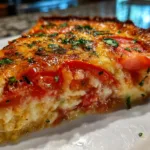 Savory Crustless Tomato Pie: 25-Minute Summer Bliss 8 Crustless tomato pie