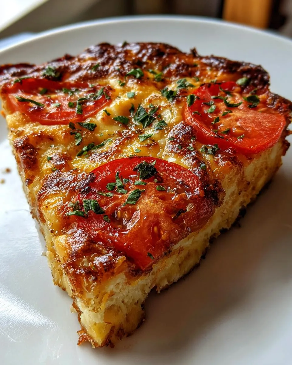 Savory Crustless Tomato Pie: 25-Minute Summer Bliss 7 Crustless tomato pie - detail 3