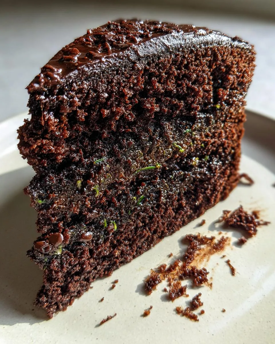 Double Chocolate Zucchini Cake - detail 3
