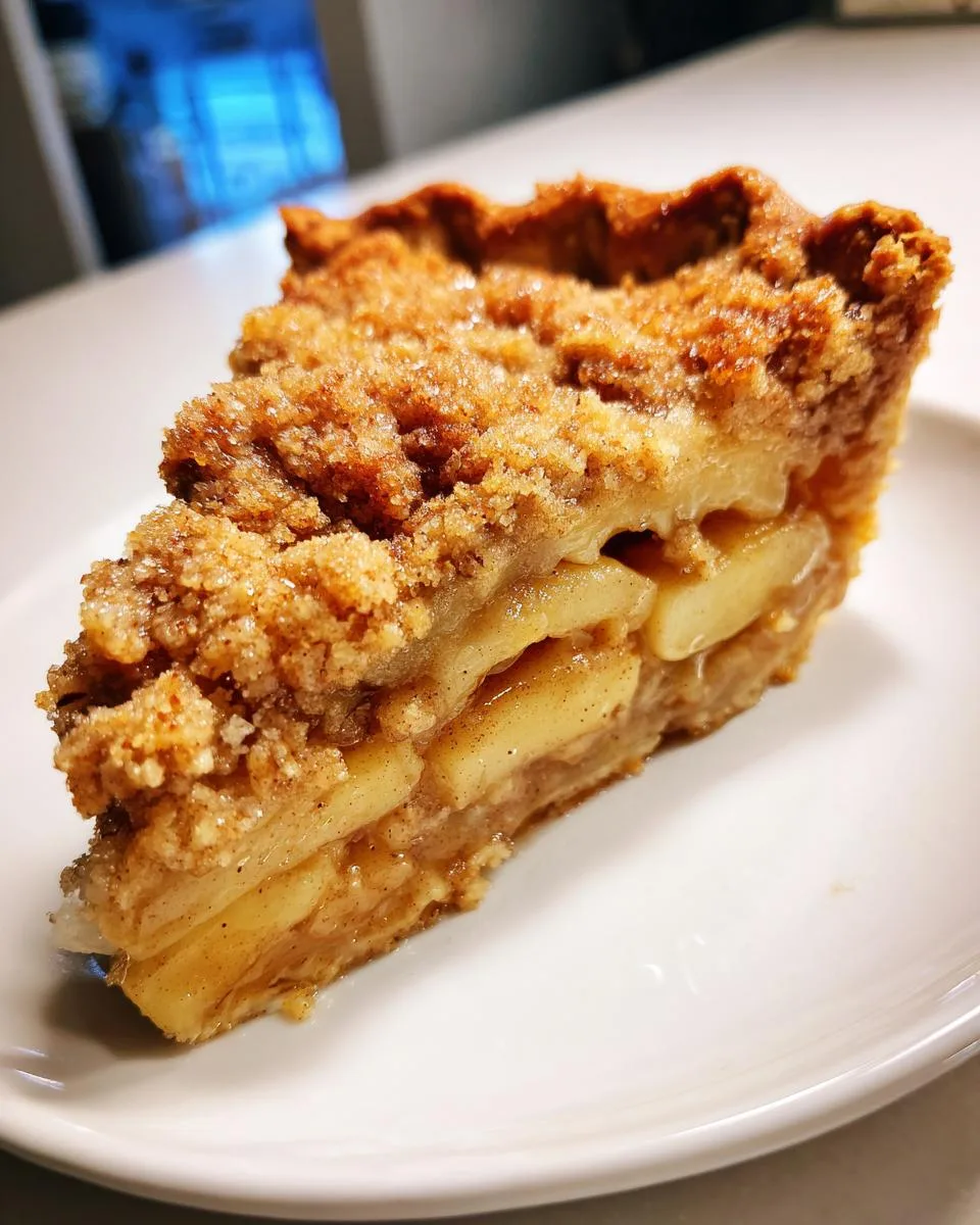 Dutch Apple Pie with Crumb Topping - detail 3