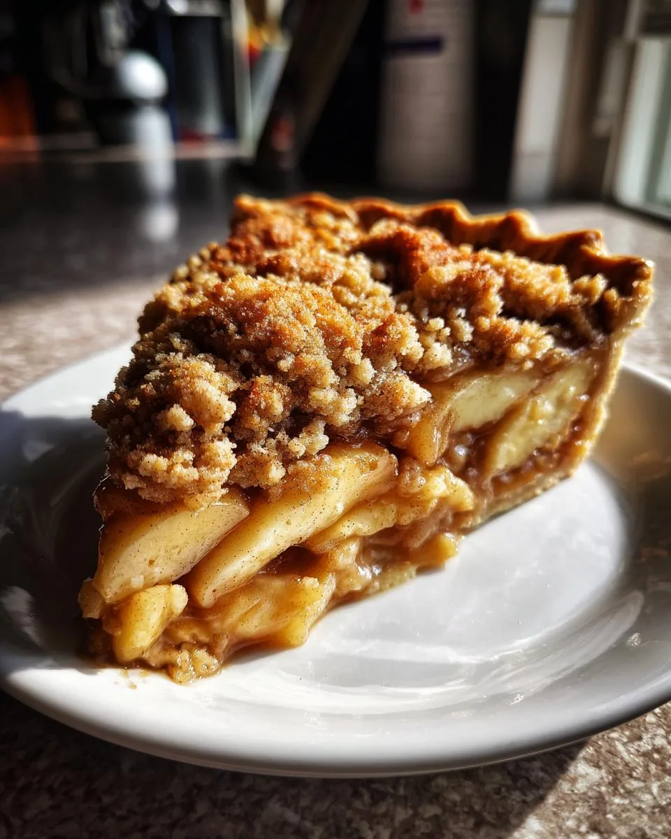 Dutch Apple Pie with Crumb Topping - detail 4