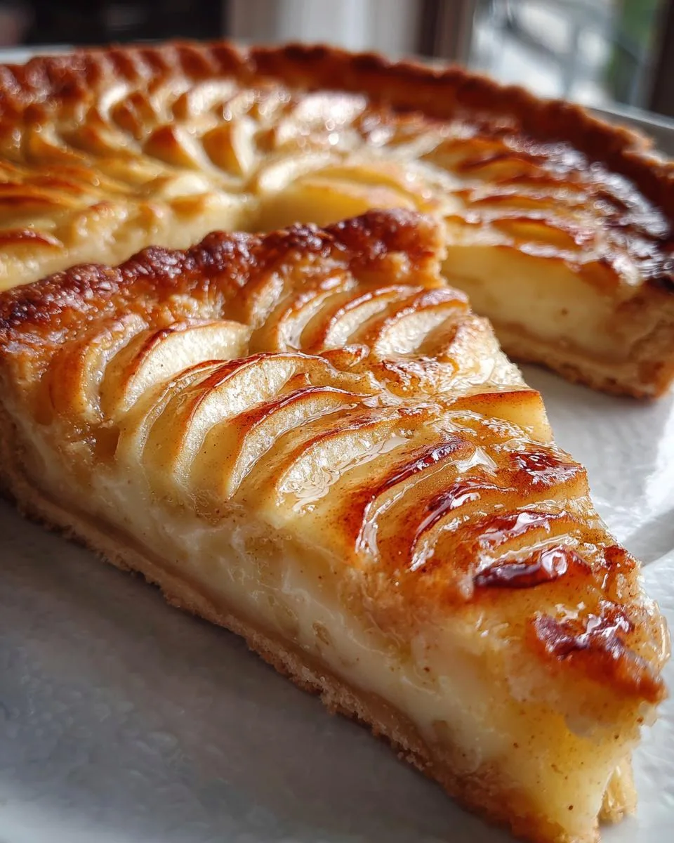 French Apple Tart - detail 2