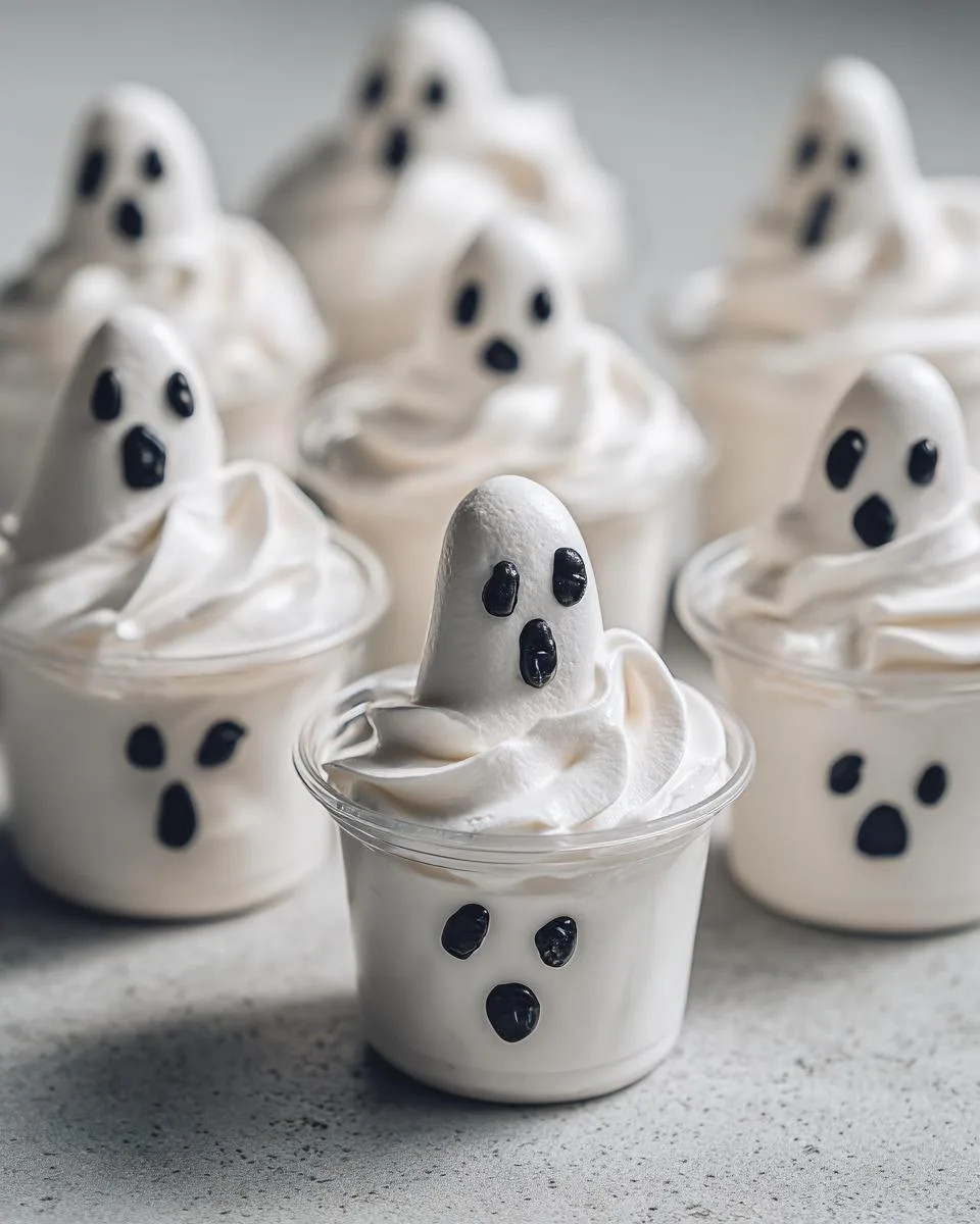 3-Ingredient Ghost Yogurt Cups: Spooky Halloween Magic 7 Ghost Yogurt Cups - detail 3