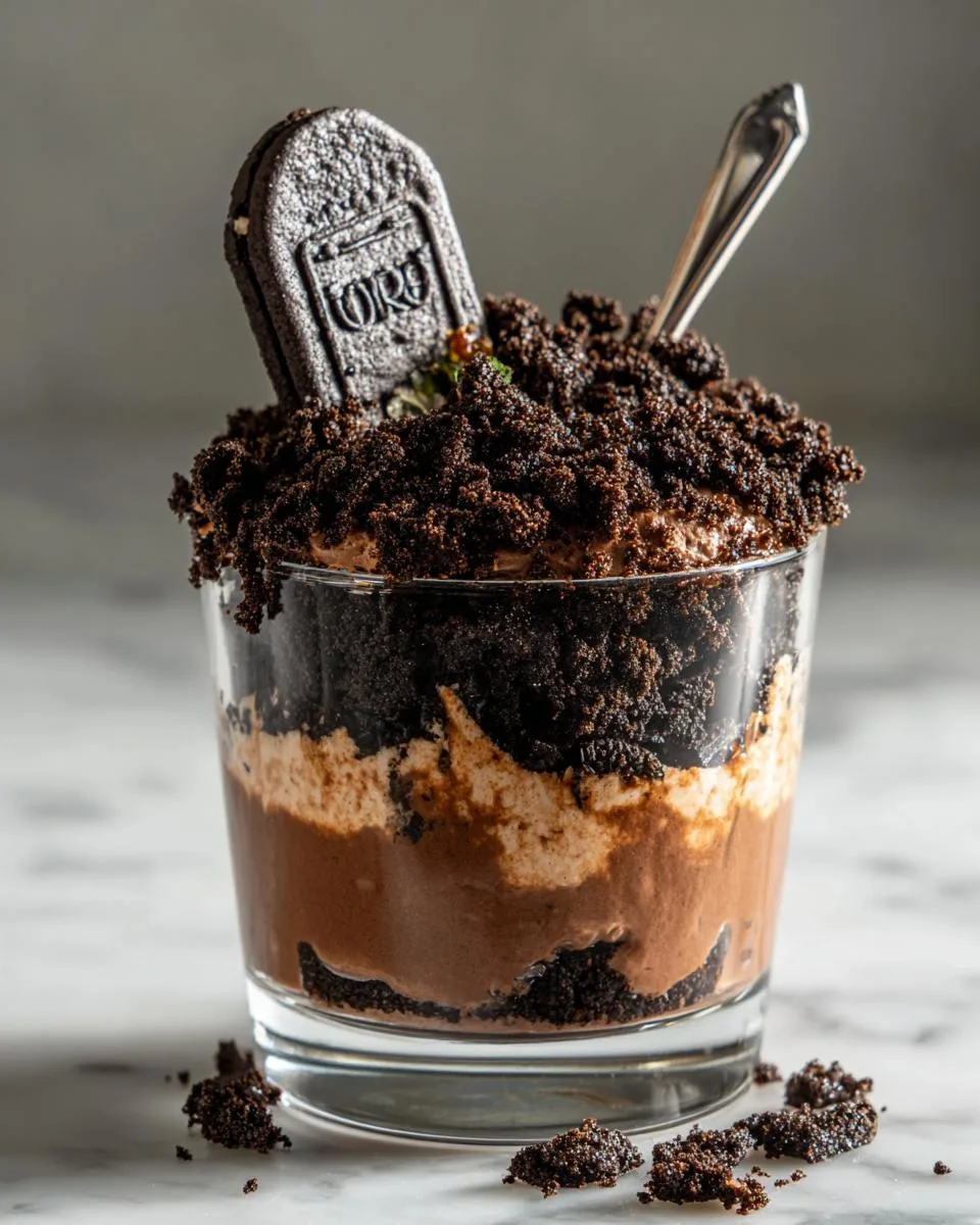 Spooky Graveyard Pudding Cups That Will Haunt Your Halloween Party 5 Graveyard Pudding Cups - detail 1