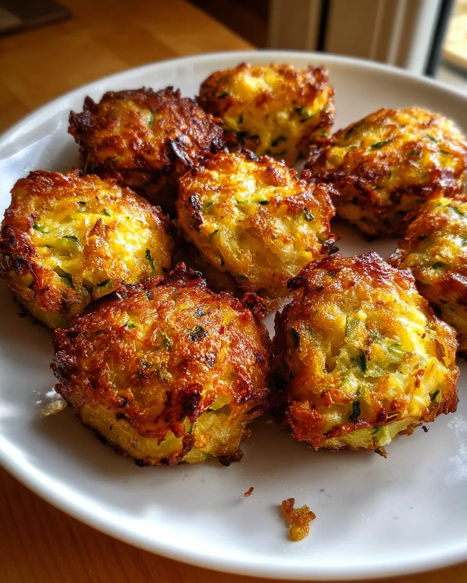 23-Minute Greek Zucchini Tots - Irresistibly Crispy & Healthy! 8 Greek Zucchini Tots - detail 3