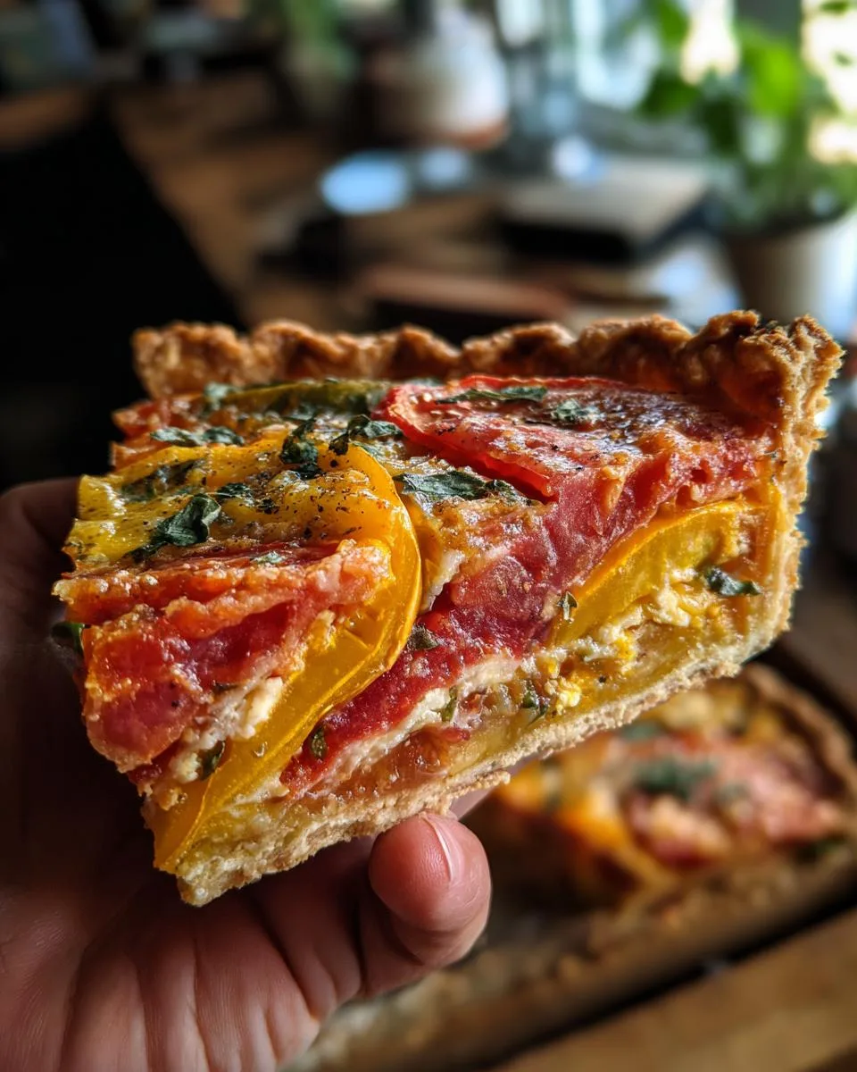 Irresistible Heirloom Tomato Pie Recipe - Easy 8-Step Guide 6 Heirloom tomato pie - detail 1
