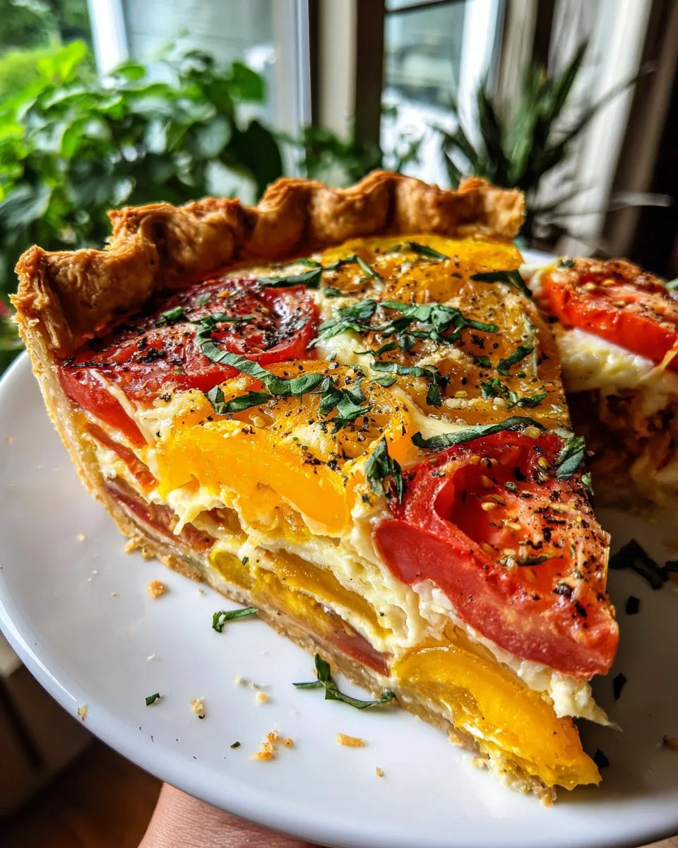 Irresistible Heirloom Tomato Pie Recipe - Easy 8-Step Guide 8 Heirloom tomato pie - detail 3