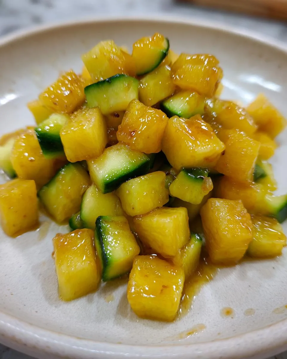 5 Secret Tips for Perfect Mock Pineapple Zucchini Every Time 4 “Mock Pineapple” Zucchini - detail 1