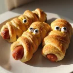 Spooky Mummy Hot Dogs: 3 Ingredients for Halloween Magic 8 Mummy Hot Dogs