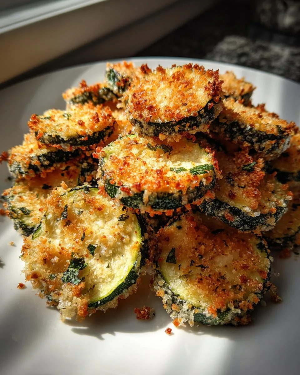 Parmesan Zucchini Chips - detail 2