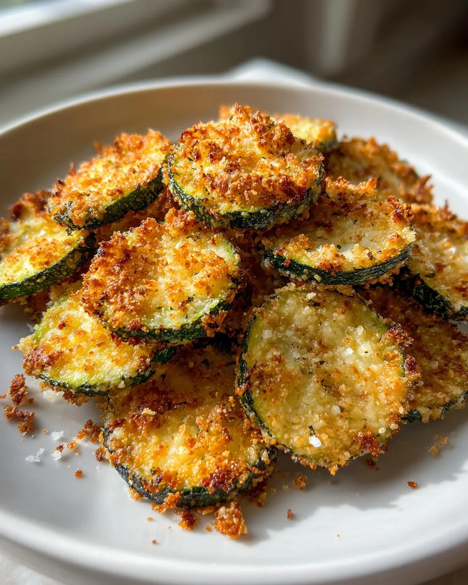 Parmesan Zucchini Chips - detail 3