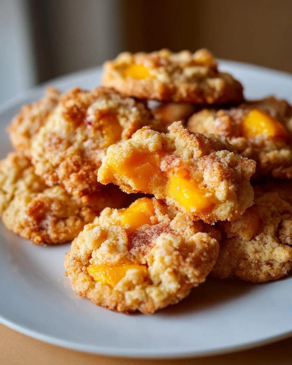 Irresistible 5-Star Peach Cobbler Cookies You Need Now 7 Peach cobbler cookies - detail 2