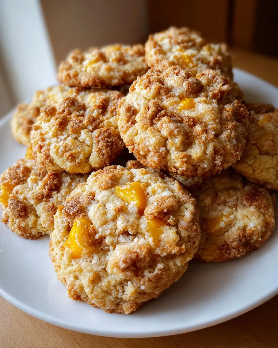 Irresistible 5-Star Peach Cobbler Cookies You Need Now 8 Peach cobbler cookies - detail 3