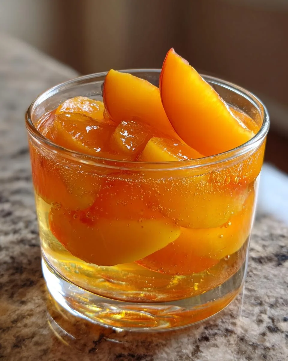 Irresistible Peach Jelly Dessert Recipe in Just 10 Minutes 4 Peach jelly dessert - detail 1