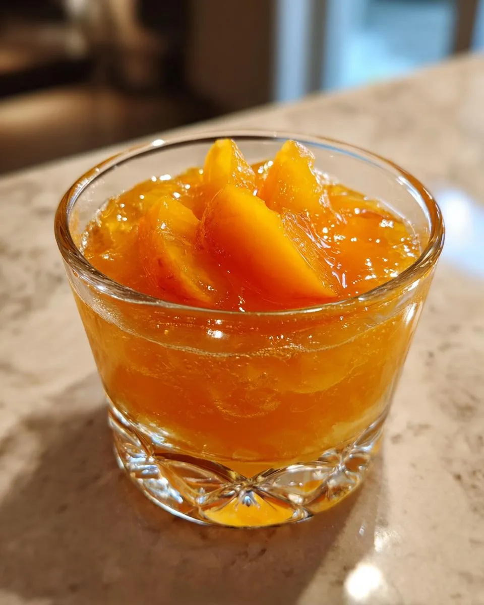 Irresistible Peach Jelly Dessert Recipe in Just 10 Minutes 5 Peach jelly dessert - detail 2