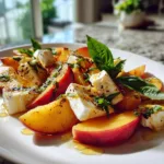 10-Minute Peaches with Brie and Hot Honey You’ll Crave 6 Peaches with brie and hot honey