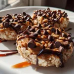 4-Minute Peanut Butter Chocolate Rice Cakes – Irresistibly Easy 8 Peanut Butter Chocolate Rice Cakes