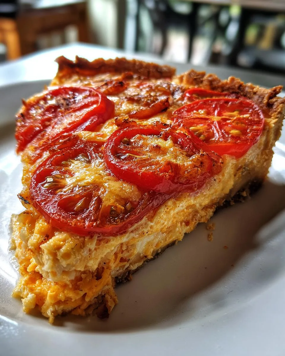 Pimento cheese tomato pie - detail 1