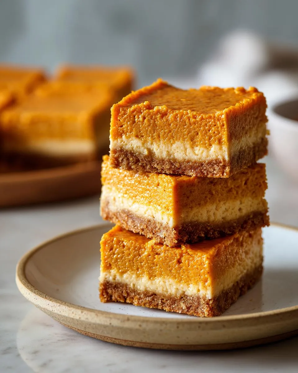 30-Minute Pumpkin Cheesecake Bars Your Family Will Crave 5 Pumpkin Cheesecake Bars - detail 1