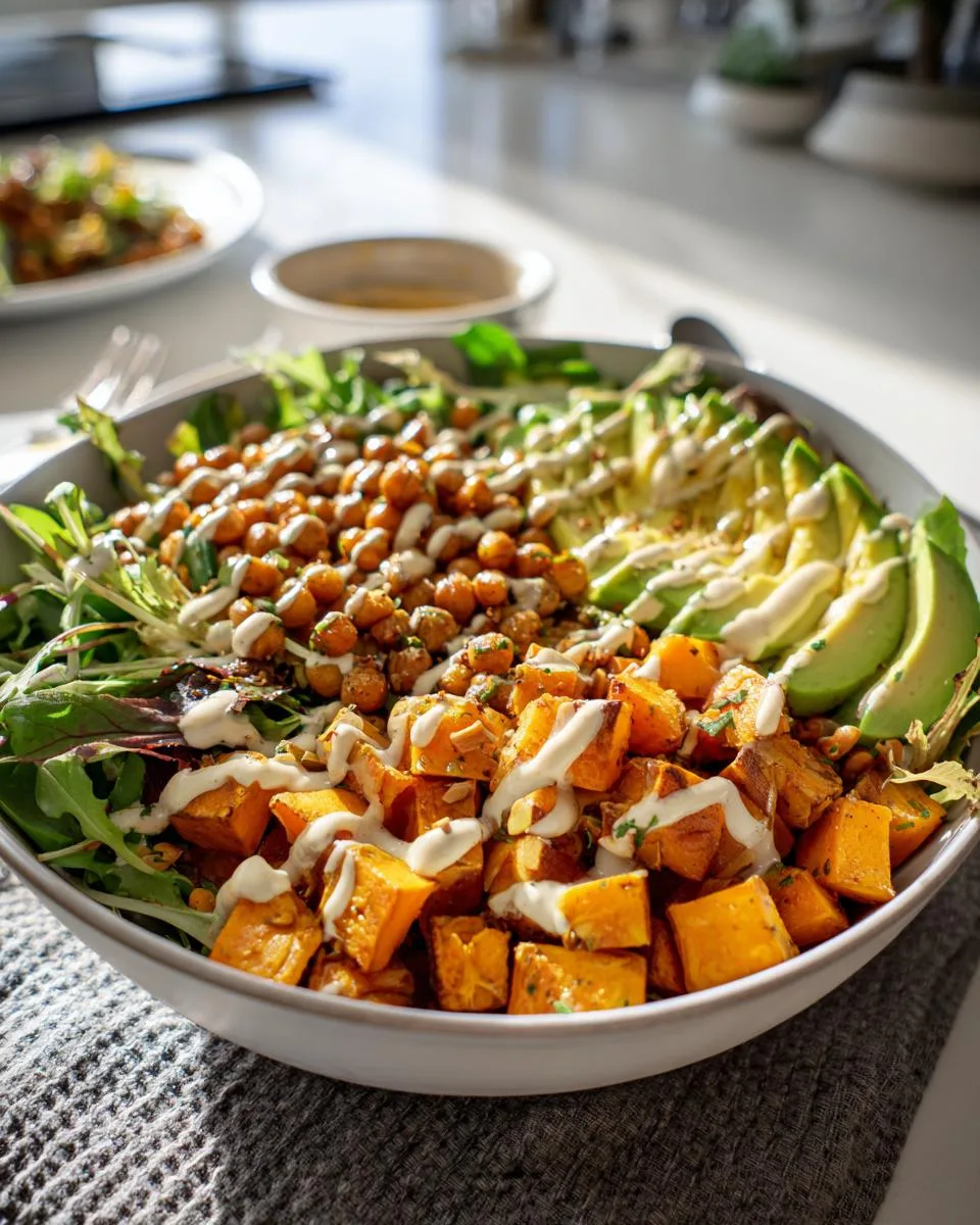 Pumpkin Chickpea Buddha Bowl - detail 3