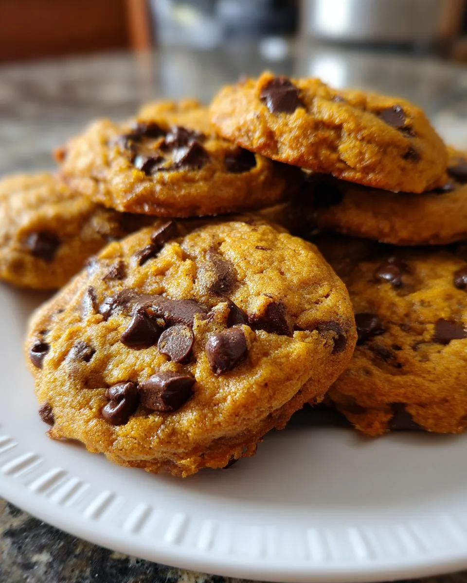 Pumpkin Chocolate Chip Cookies - detail 1