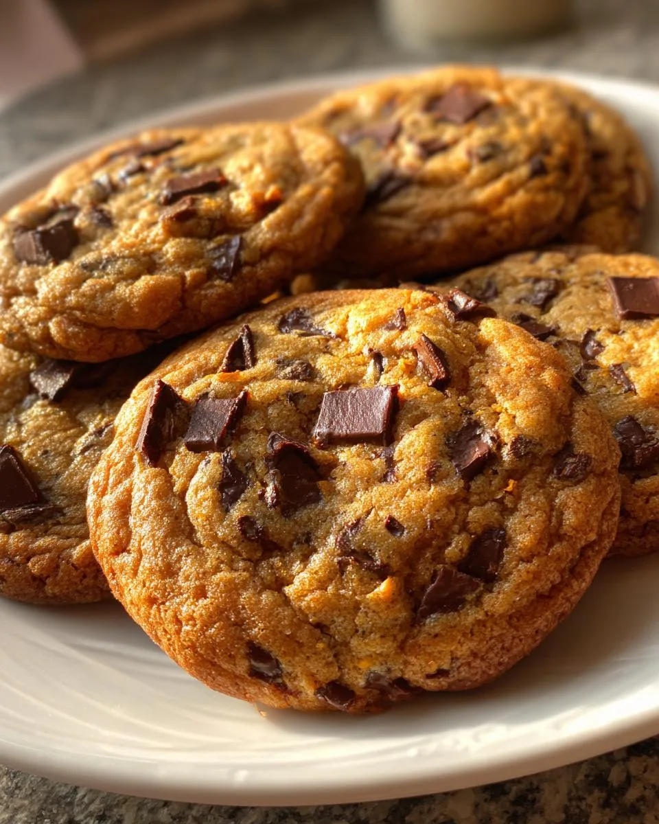 Pumpkin Chocolate Chip Cookies - detail 4