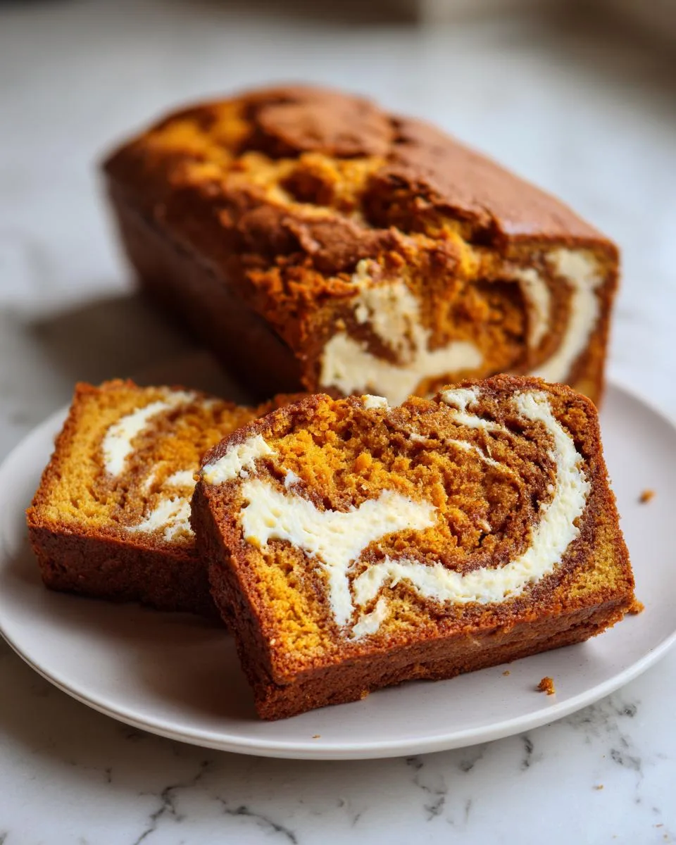Irresistible Pumpkin Cream Cheese Swirl Bread Recipe 6 Pumpkin Cream Cheese Swirl Bread - detail 1