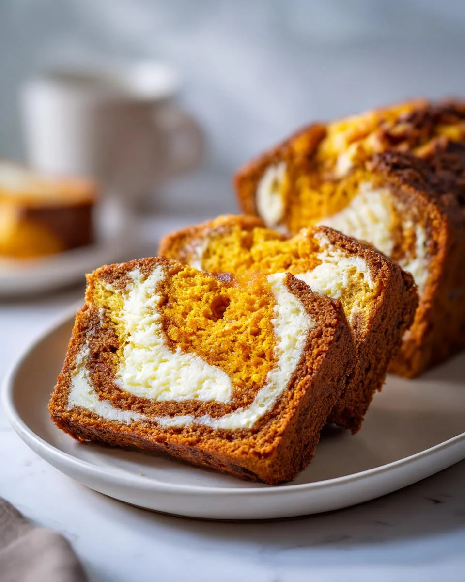 Irresistible Pumpkin Cream Cheese Swirl Bread Recipe 7 Pumpkin Cream Cheese Swirl Bread - detail 2