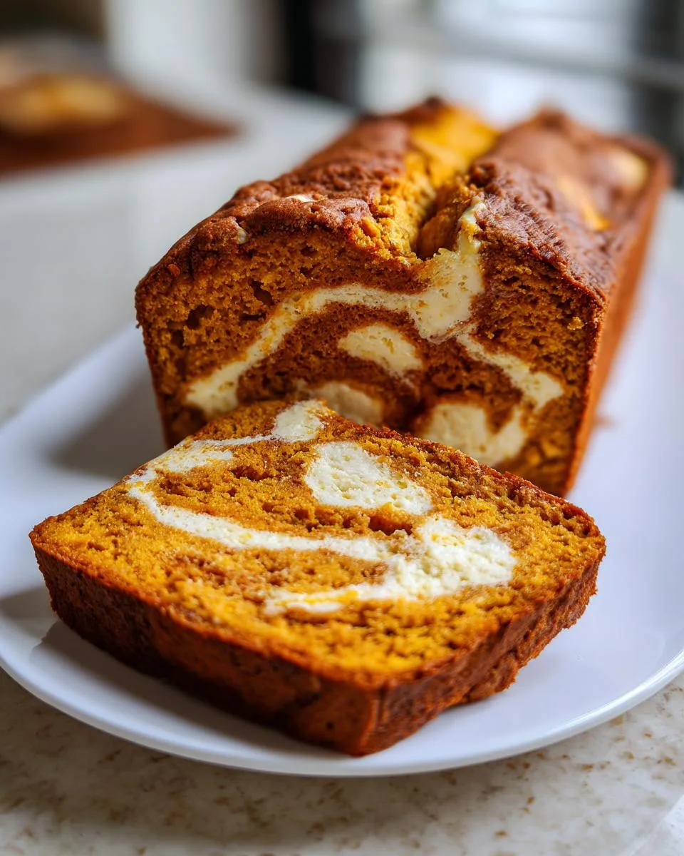 Irresistible Pumpkin Cream Cheese Swirl Bread Recipe 8 Pumpkin Cream Cheese Swirl Bread - detail 3