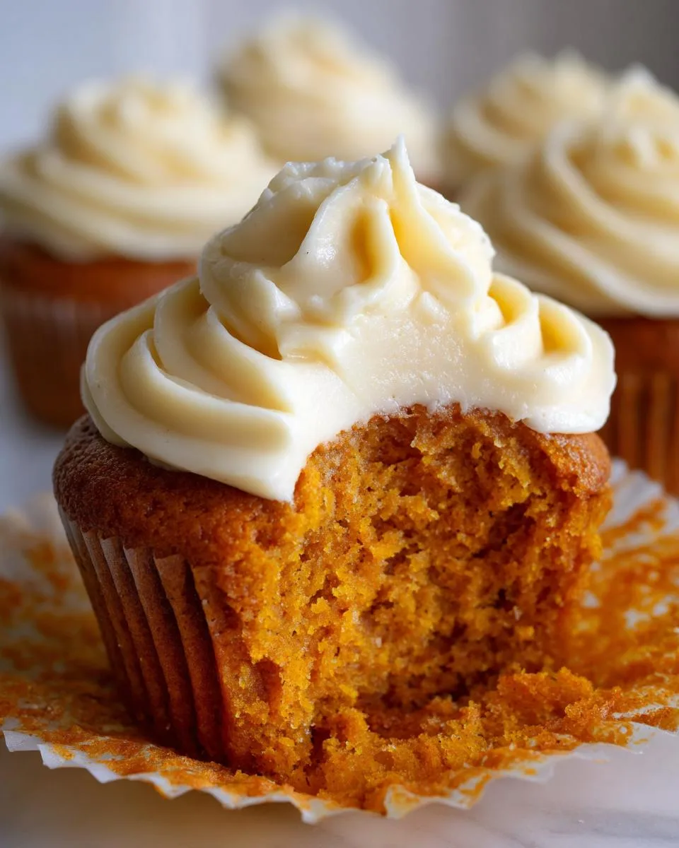 38 Irresistible Pumpkin Cupcakes with Maple Buttercream Bliss 6 Pumpkin Cupcakes with Maple Buttercream - detail 1