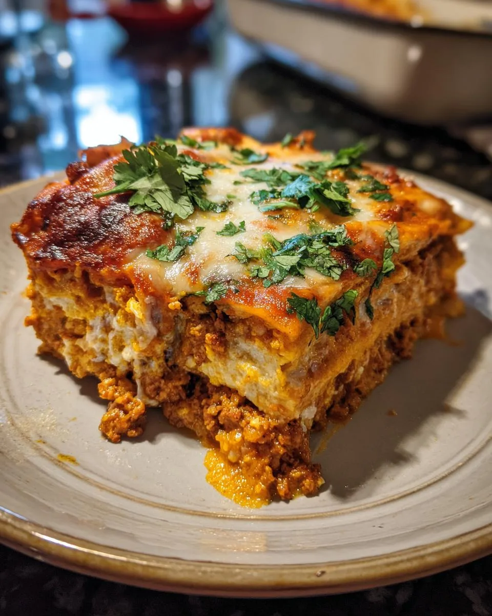 Pumpkin Enchilada Casserole - detail 3