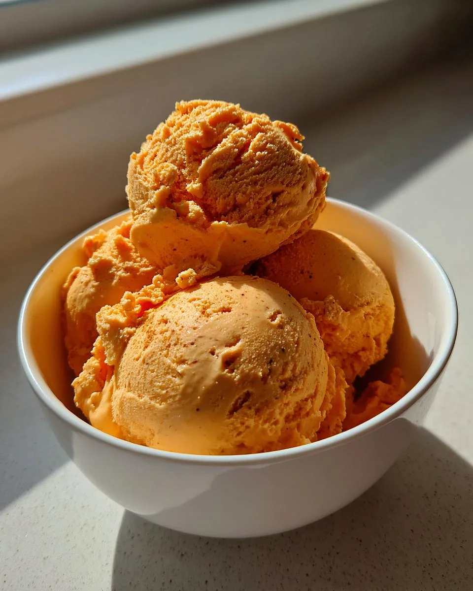 Pumpkin Ice Cream - detail 1