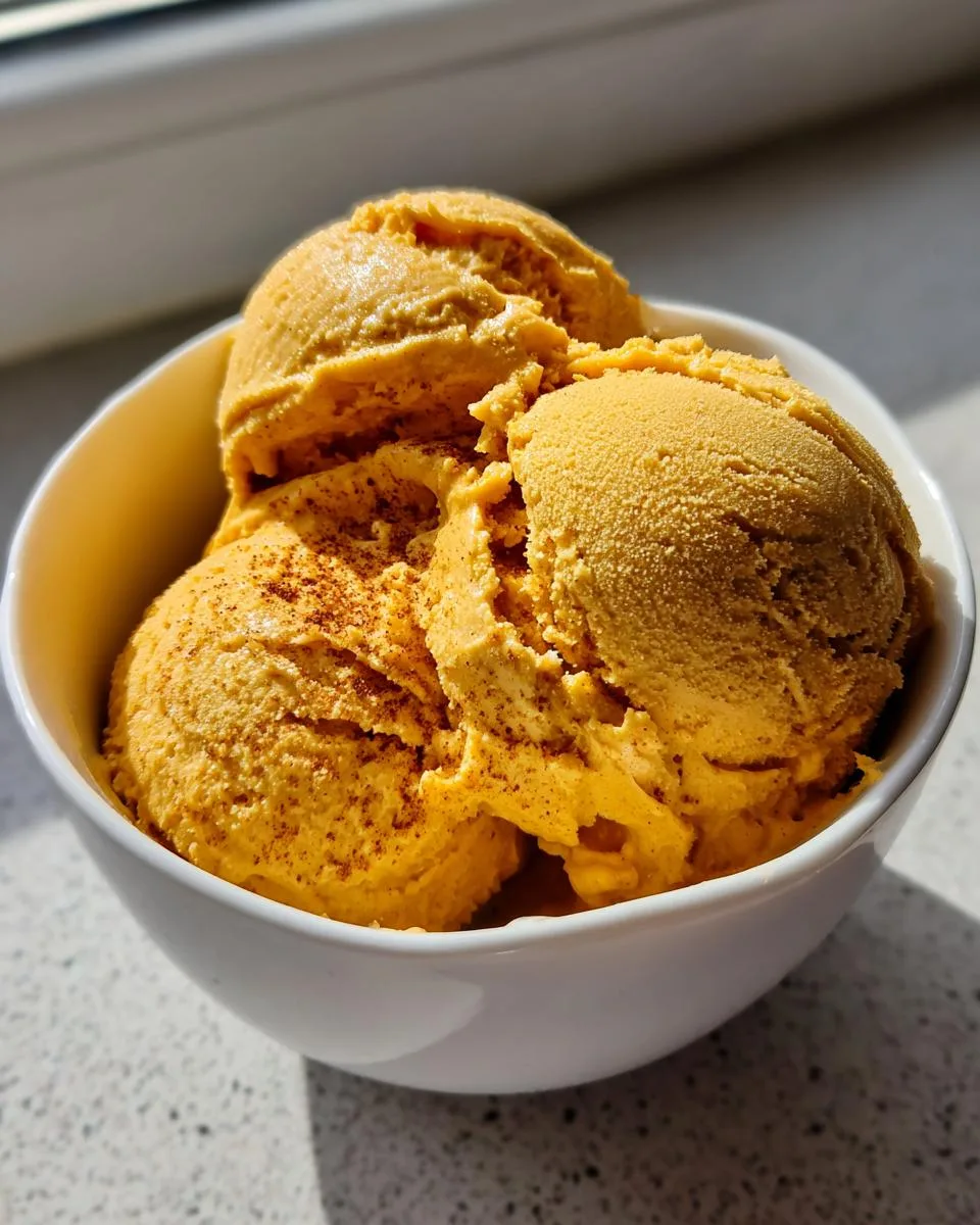 Pumpkin Ice Cream - detail 2