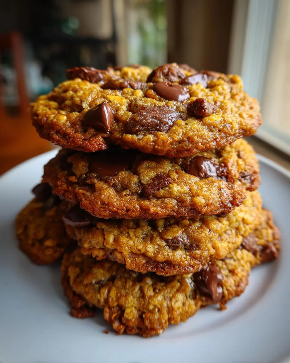 35 Irresistible Pumpkin Oatmeal Chocolate Chip Cookies You Need Now 6 Pumpkin Oatmeal Chocolate Chip Cookies - detail 2