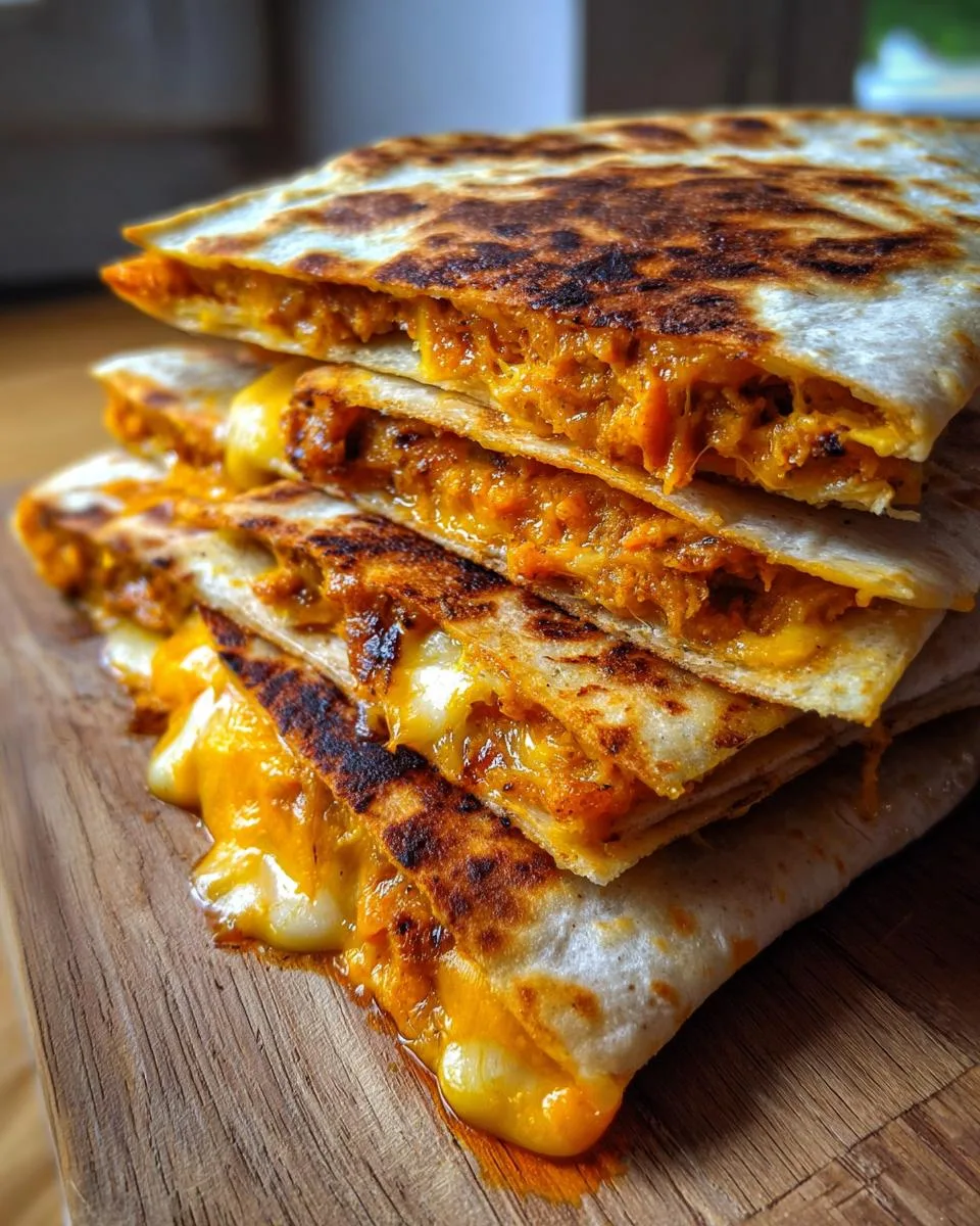 Pumpkin Quesadillas with Cheese - detail 1