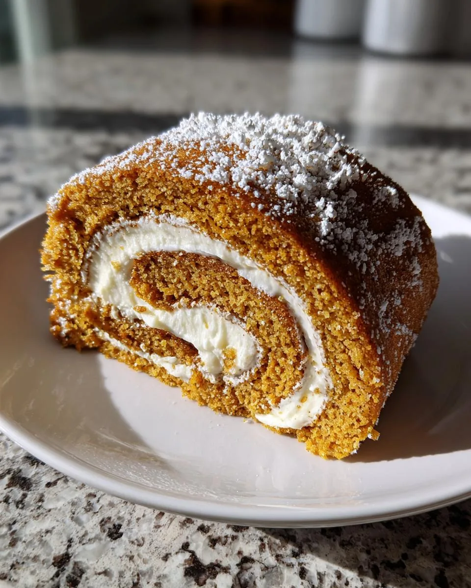 Pumpkin Roll Cake - detail 4