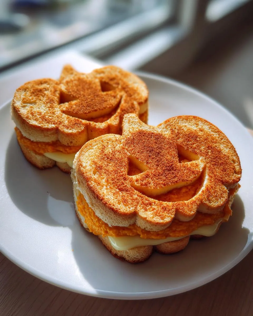 5-Minute Pumpkin Sandwiches Kids Devour Instantly 3 Pumpkin Sandwiches - detail 1