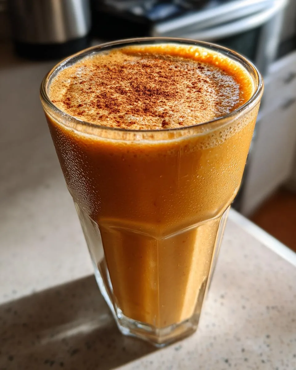 Pumpkin Smoothie with Banana - detail 2