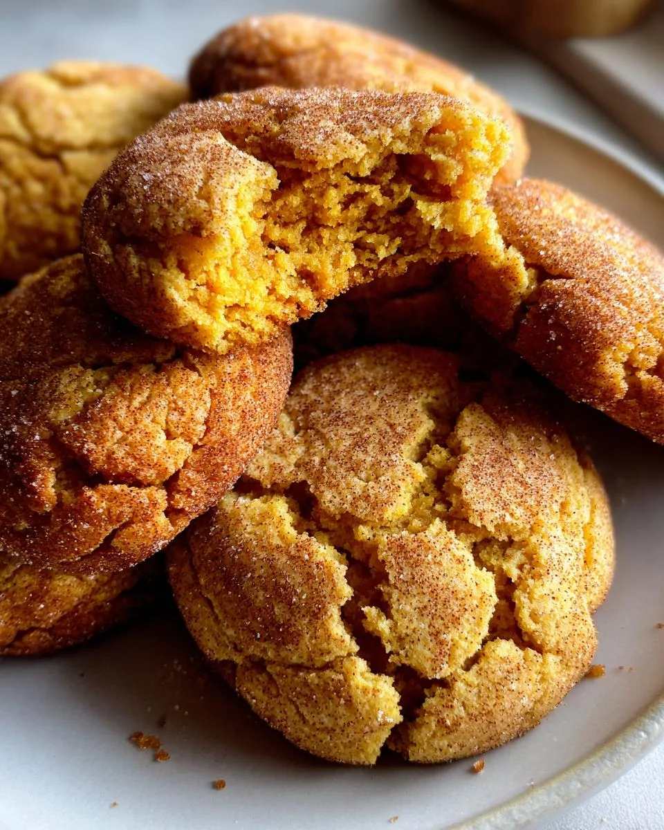Pumpkin Snickerdoodle Cookies - detail 3