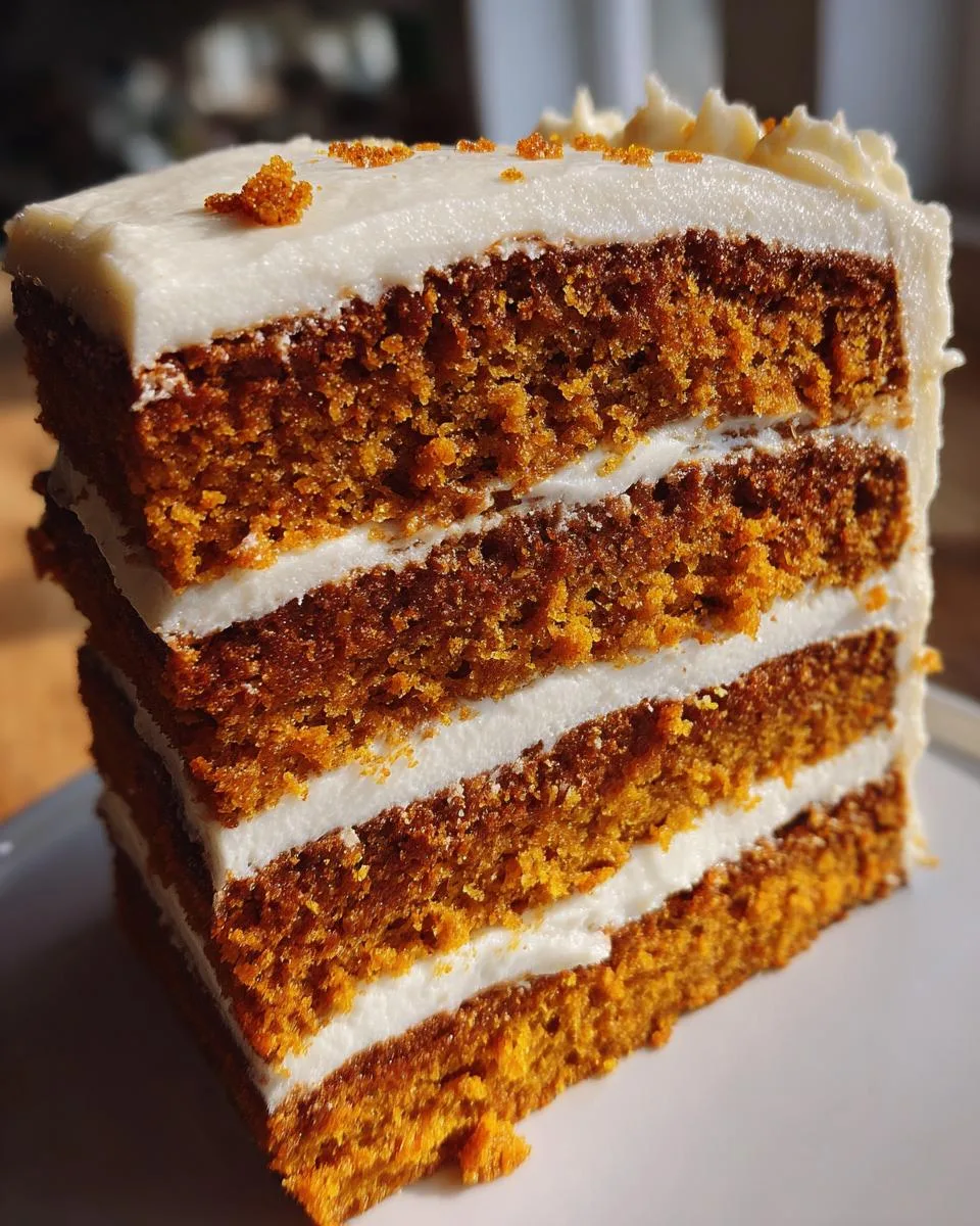 Moist 4-Layer Pumpkin Spice Layer Cake That Melts Hearts 4 Pumpkin Spice Layer Cake - detail 1