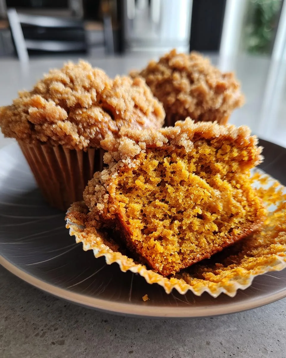 Pumpkin Streusel Muffins - detail 2