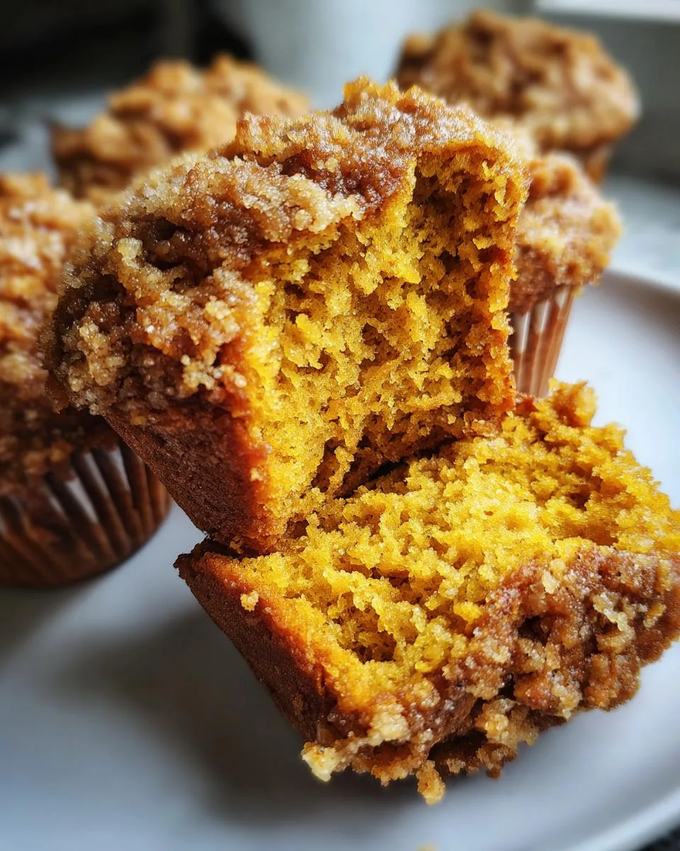 Pumpkin Streusel Muffins - detail 3
